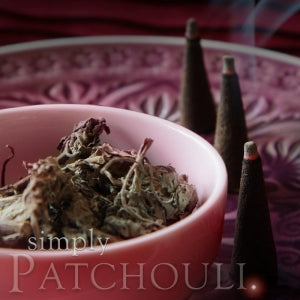 Simply Patchouli Incense | Beautifully Smelling Incense | 25 x 1 hour burn | Buckly and Phillips | Crystal Heart Since 1986 |