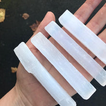 Load image into Gallery viewer, Selenite Sricks | Angelic | Healing | Charges other gemstones |Genuine gems from Crystal Heart Melbourne Australia since 1986