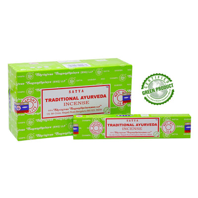 Traditional Ayurveda | Beautifully Smelling Incense | Satya Sai Baba | Crystal Heart Since 1986 | 