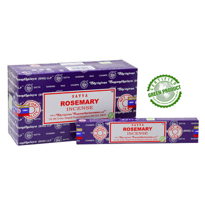 Rosemary | Beautifully Smelling Incense | Satya Sai Baba | Crystal Heart Since 1986 | 