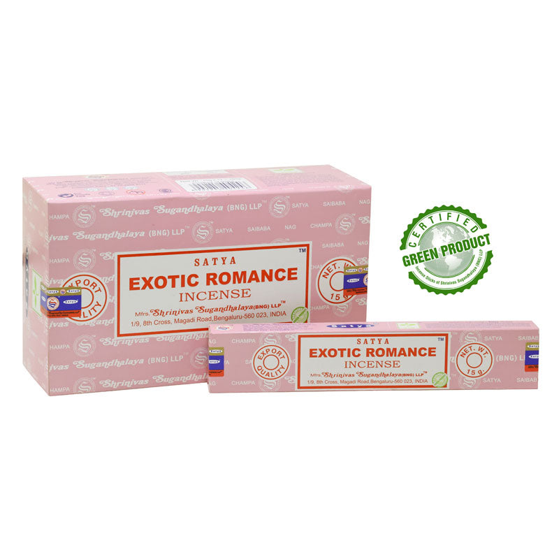 Exotic Romance | Beautifully Smelling Incense | Satya Sai Baba | Crystal Heart Since 1986 | 