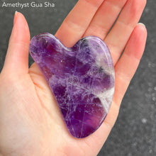 Load image into Gallery viewer, Crystal Sha | Rose Quartz | Amethyst | White Jade | Terahertz | Bian Stone | Skin Face Stone |Crystal Heart Melbourne Australia since 1986
