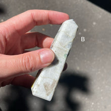 Load image into Gallery viewer, Moonstone Obelisk | Feminine energy | Genuine gemstone | Crystal Heart Melbourne since 1986