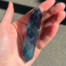 Load image into Gallery viewer, Rainbow Fluorite Generator | natural crystal gemstone | Capricorn Pisces Star Stone | Genuine Gemstone | Crystal Heart Melbourne since 1986