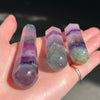 Fluorite Healing Wand | Genuine Stone | Rounded end for Energy & physical healing | Crystal Heart Melbourne Australia Gemstones since 1986