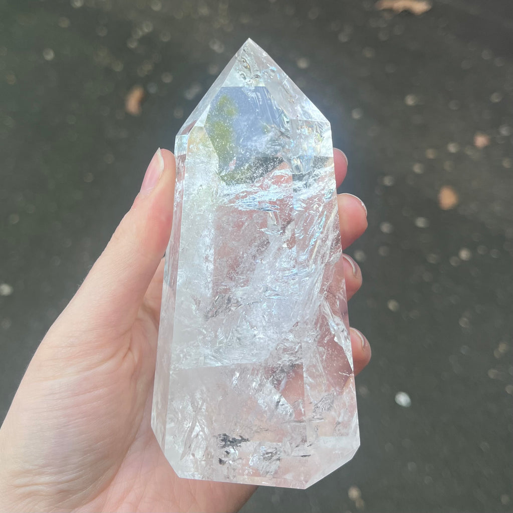 Clear Quartz Cluster | Healing Tool | Generator | Clarity of mind | Inspiration | Crown Chakra  | Genuine Gems from Crystal Heart Melbourne Australia since 1986