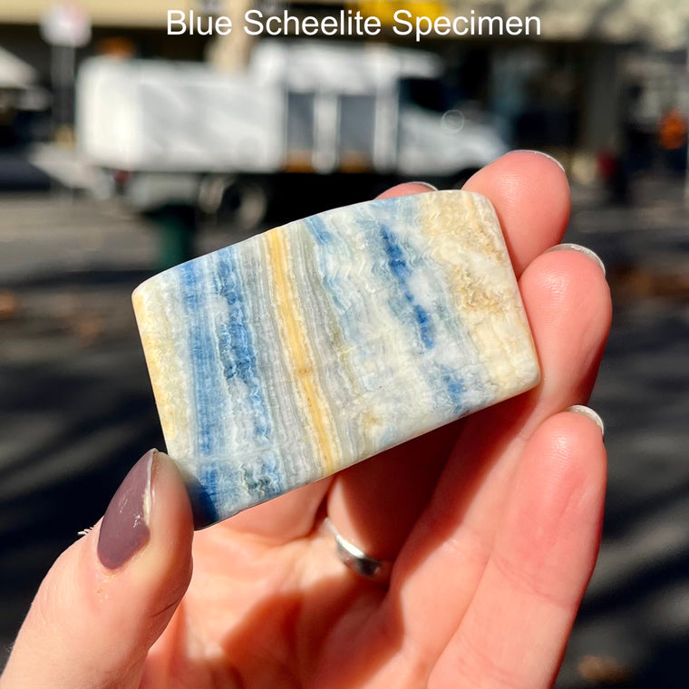 Blue Scheelite Specimen