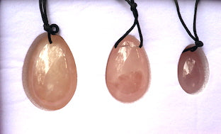 Yoni Eggs Sets | Rose Quartz | Amethyst |  Jade |  Bian Stone | Kegel Exercise |Crystal Heart Melbourne Australia since 1986
