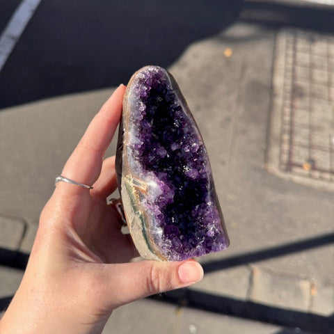 Amethyst Cluster |  ~ Balancing and Purifying energies and much more | Meditation | Protection | Third Eye Chakra | Genuine Gems from Crystal Heart Melbourne Australia since 1986
