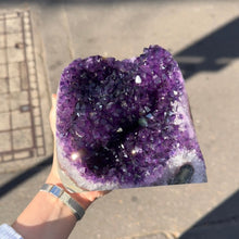 Load image into Gallery viewer, Amethyst Cluster |  ~ Balancing and Purifying energies and much more | Meditation | Protection | Third Eye Chakra | Genuine Gems from Crystal Heart Melbourne Australia since 1986