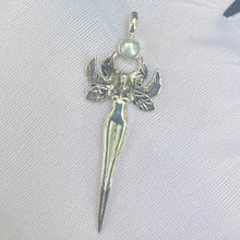 Load image into Gallery viewer, Fairy Goddess Pendant  | Round Pearl | 925 Sterling Silver | LOTR Arwen Aragorn | Genuine Gems from Crystal Heart Melbourne Australia since 1986