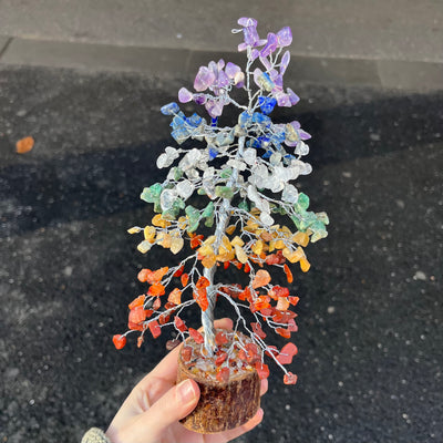Chakra Crystal Tree | Healing and great for space clearing | Genuine Crystals | Crystal Heart Melbourne Australia since 1986