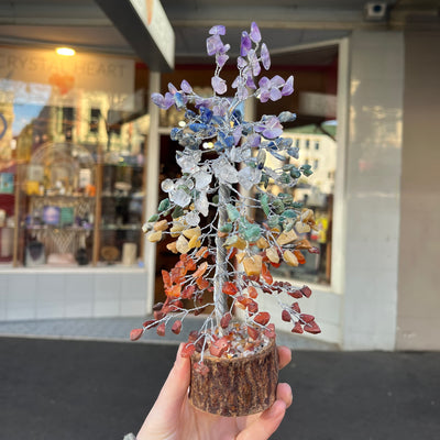 Chakra Crystal Tree | Healing and great for space clearing | Genuine Crystals | Crystal Heart Melbourne Australia since 1986