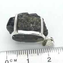 Load image into Gallery viewer, Natural Black Garnet Druse Pendant | Large well formed Crystals | 925 Sterling Silver | Rare Specimen | AKA Melanite | Heart Centred Power with cool clarity | Stamina Strength | repel negativity | Crystal Heart Melbourne Australia since 1986