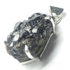 Natural Black Garnet Druse Pendant | Large well formed Crystals | 925 Sterling Silver | Rare Specimen | AKA Melanite | Heart Centred Power with cool clarity | Stamina Strength | repel negativity | Crystal Heart Melbourne Australia since 1986