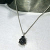 Natural Black Garnet Druse Pendant | Large well formed Crystals | 925 Sterling Silver | Rare Specimen | AKA Melanite | Heart Centred Power with cool clarity | Stamina Strength | repel negativity | Crystal Heart Melbourne Australia since 1986