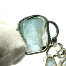 Load image into Gallery viewer, Aquamarine &amp; Blue Topaz Bracelet, Faceted &amp; Raw Gemstones, 925 Sterling Silver