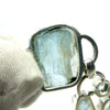 Aquamarine & Blue Topaz Bracelet, Faceted & Raw Gemstones, 925 Sterling Silver