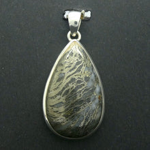 Load image into Gallery viewer, Feather Pyrites Pendant | Organic pseudomprphs | 925 Sterling Silver | Shamanic Journey | Protection | Relaxation | Inner Healing | Genuine Gemstones from Crystal Heart Melbourne since 1986