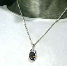 Load image into Gallery viewer, Pendant Smoky Quartz  | Mellow dark honey | Faceted Oval | 925 Sterling Silver | Base Chakra | Physical and emotional harmony and balance | Sagittarius Capricorn stone | Genuine Gems from Crystal Heart Melbourne Australia since 1986