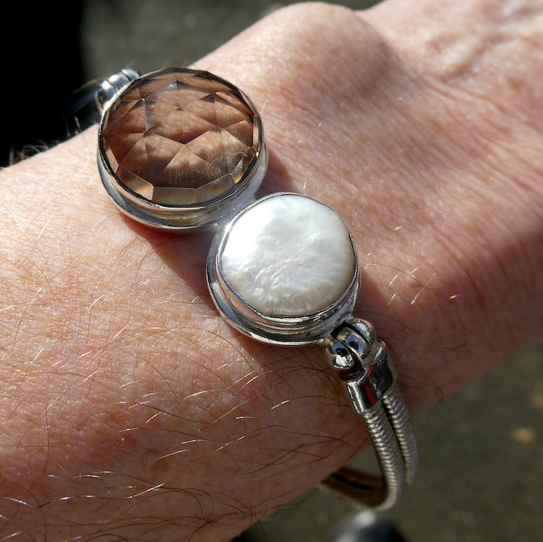 Sterling silver quartz bracelet online