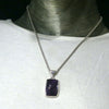 Sugilite Pendant | Rich Purple Oblong Cabochon | 925 Sterling Silver | Genuine S. African Natural Stone | Activate Spiritual Vision | Genuine Gems from Crystal Heart Melbourne Australia since 1986 | AKA Allura or Royal Azel