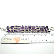 Load image into Gallery viewer, Amethyst Gemstone Bracelet | Raw Nuggets | Adustable length | Genuine Gemstones from Crystal Heart Melbourne Australia since 1986