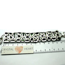 Load image into Gallery viewer, Chrome Diopside Gemstone Bracelet | Raw Nuggets | Vibrant Green | Adustable length | Genuine Gemstones from Crystal Heart Melbourne Australia since 1986
