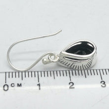 Load image into Gallery viewer, Black Tourmaline Earring | Faceted Teardrops | 925 Sterling Silver  | Empowers and unblocks the physical | protection from negative energies | Genuine Gems from Crystal Heart Melbourne Australia since 1986 