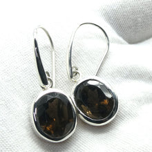 Load image into Gallery viewer, Smoky Quartz Earrings | Faceted Ovals | 925 Sterling Silver | Grounding | Emotionally Healing | Spiritual Empowerment | Genuine Gems from Crystal Heart Melbourne Australia since 1986 | Aka Cairngorm Stone or Morion