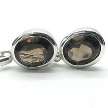 Load image into Gallery viewer, Smoky Quartz Earrings | Faceted Ovals | 925 Sterling Silver | Grounding | Emotionally Healing | Spiritual Empowerment | Genuine Gems from Crystal Heart Melbourne Australia since 1986 | Aka Cairngorm Stone or Morion