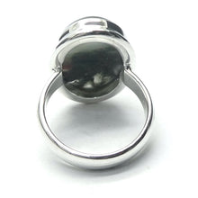 Load image into Gallery viewer, Bloodstone or Heliotrope Ring | Cabochon | US Ring Size 6.5 | AUS Size M1/2 | Blood Red Spots in Green Chalcedony | Easter Stone | 925 Sterling Silver | Kundalini Healing and transformation | Genuine Gems from Crystal Heart Melbourne Australia since 1986