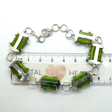 Load image into Gallery viewer, Tsavorite Green Garnet Bracelet | 925 Sterling Silver | Heart Healer | Genuine Gems from Crystal Heart Melbourne Australia since 1986