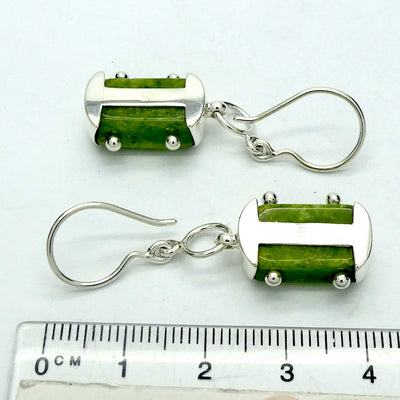 Tsavorite Green Garnet Earrings | 925 Sterling Silver | Heart Healer | Genuine Gems from Crystal Heart Melbourne Australia since 1986