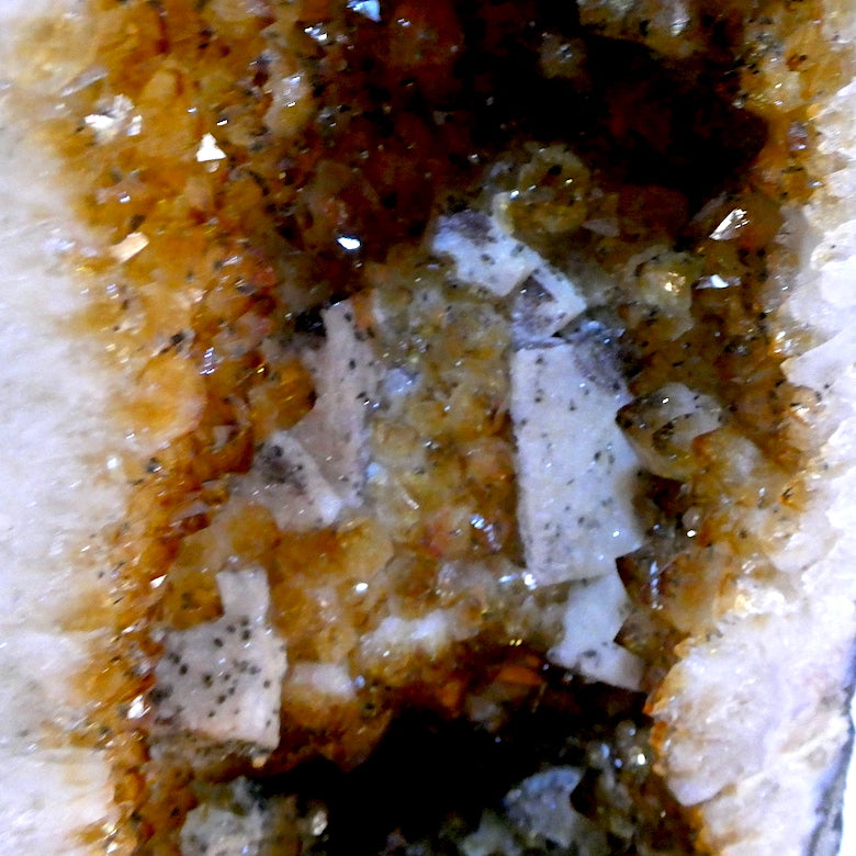 Citrine Cave | Tall Free Standing | 18 .5 Kgs | Abundance |  positivity  | Prosperity | Impervious to negative energy | Genuine Gems from Crystal Heart Melbourne Australia since 1986