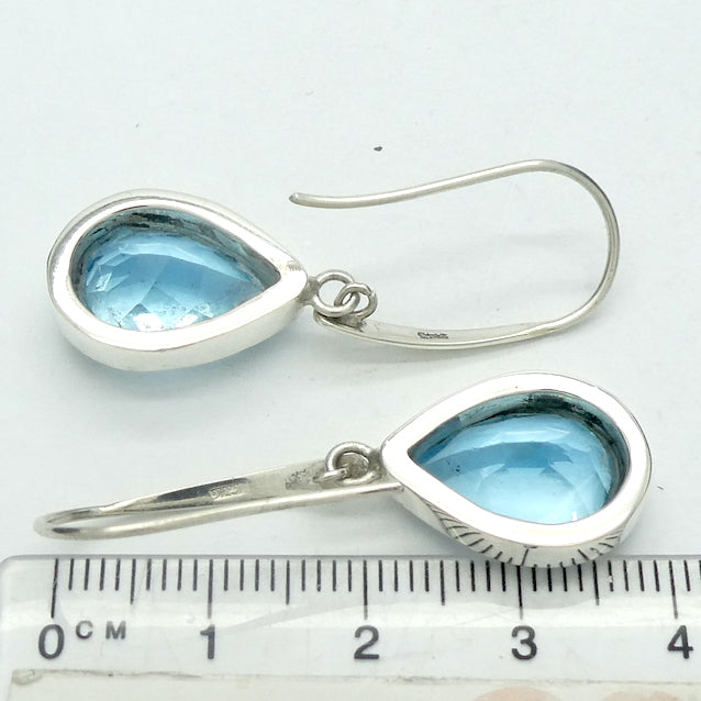 Blue topaz earrings australia discount