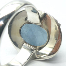 Load image into Gallery viewer, Aquamarine Ring | Oval Cabochon | 925 Sterling Silver | US Size 7 | AUS Size N1/2 | Genuine Gems from Crystal Heart Melbourne Australia since 1986