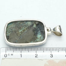 Load image into Gallery viewer, Turquoise Pendant | 925 Sterling Silver | Oblong Cabochon | sleeping Beauty Mine | Arizona | Light and dark sky blue with veins of indigo Azurite | Sagittarius Scorpio Pisces | Genuine Gems from Crystal Heart Melbourne since 1986