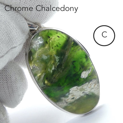 Chrome Chalcedony Pendant | Chrome chalcedony | Uplift the Heart | High Vibration Healing Stone | Genuine Gemstones from Crystal Heart Melbourne Australia since 1986