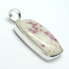 Cinnabar Pendant | Red Inclusions in Dolomite |  Cabochon | 925 Sterling Silver | Dragon's Blood | Manifest Dreams and achieve prosperity | Genuine Gems from Crystal Heart Melbourne Australia since 1986