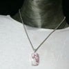 Cinnabar Pendant | Red Inclusions in Dolomite |  Cabochon | 925 Sterling Silver | Dragon's Blood | Manifest Dreams and achieve prosperity | Genuine Gems from Crystal Heart Melbourne Australia since 1986