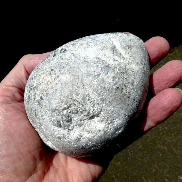 Celestite Cluster, Egg Shaped, Deep Sky Blue, large Clean Crystals