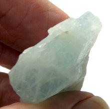 Load image into Gallery viewer, Raw Aquamarine Crystal Chunk| Calm Emotional Strength | Integrate Mind Body Soul | Genuine Gemstones from Crystal Heart Melbourne Australia since 1986