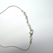 Load image into Gallery viewer, Moldavite Necklace | 6 nice Moldavite nuggets | Natural Freeform Shapes | 925 Sterling Silver | Inspiration | Energy | Intense personal transformation | Genuine Gems from Crystal Heart Australia since 19861986