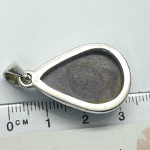 Load image into Gallery viewer, Stichtite Serpemtine Pendant | Atlantisite | Tasmanite |  Teardrop Cabochon | 925 Sterling Silver Setting | Peaceful Calm | Relaxed Alertness | Connect Heaven and Earth | Healing | Consciousness and Physical Body | Genuine Gems from Crystal Heart Melbourne Australia since 1986