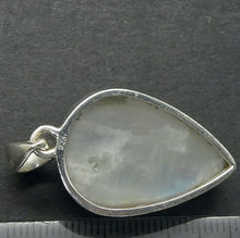 Load image into Gallery viewer, Moonstone Pendant, Raw Unpolished Tear, 925 Sterling Silver r5