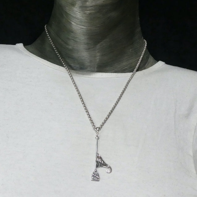arry Potter Pendant | Sorting Hat on Broomstick | 925 Sterling Silver  | Crystal Heart Melbourne Australia since 1986