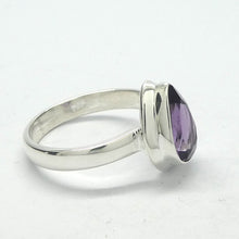 Load image into Gallery viewer, Amethyst Ring, Faceted Teardrop, 925 Sterling Silver rt