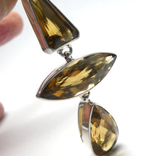 Load image into Gallery viewer, Citrine Pendant | AAA Grade | 3 Faceted Stones | Mellow Toffee Honey shade | 925 Sterling Silver | Abundant Energy | Repel Negativity | Positive Healing Energy | Aries Gemini Leo Libra | Genuine Gems from Crystal Heart Melbourne Australia  since 1986