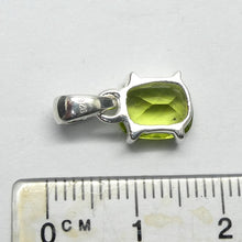 Load image into Gallery viewer, Peridot Pendant | Dainty Faceted Oval | 925 Sterling Silver|  Claw Set | Open Back | Overcome nervous tension | Joyful Heart | Genuine gems from Crystal Heart Melbourne Australia since 1986